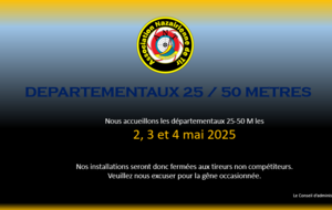 Départementaux 25/50 M